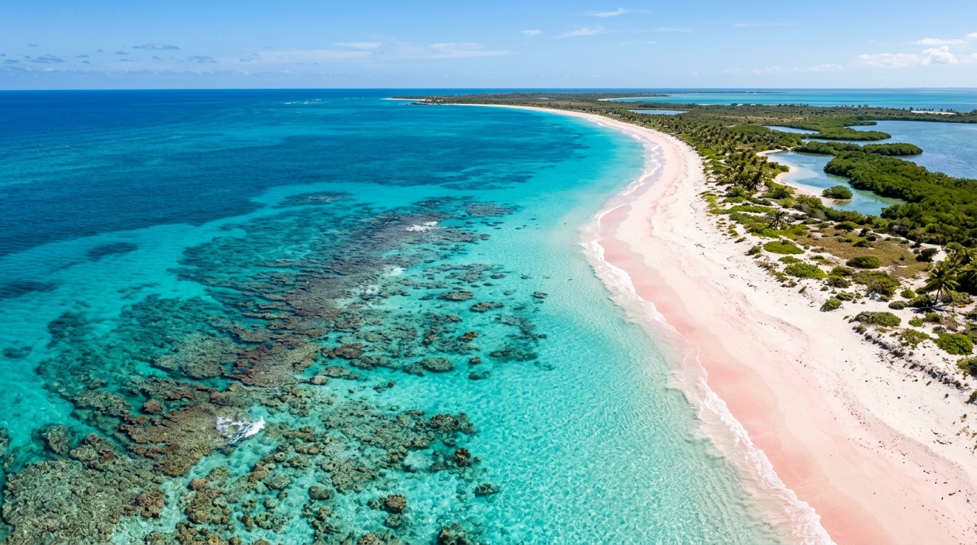 Barbuda Island Coastline
